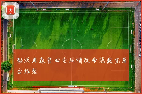 勒沃库森首回合压哨改命范戴克看台炸裂